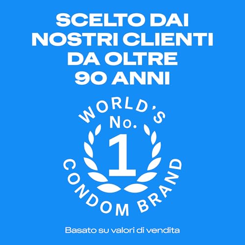 Durex Settebello Jeans, Preservativi Durex Classici, Formato Convenienza, Vestibilità Regular, 40 Profilattici - immagine 8