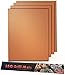 Tappetini da BBQ Griglia,BBQ Mat Resistente al Calore Antiaderente Riutilizzabile per Griglia a Carbone Forno Elettrico Forno Forno a Microonde Ottimo Tappeto Strumento Cucina 4pcaks Rame