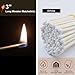 IGNITE EASE 3 Inch White Safety Matches Bulk 100 Count, Long Wooden Matchsticks with Striker for Candles, Fireplace, Grill by IGNITE EASE (with Box)