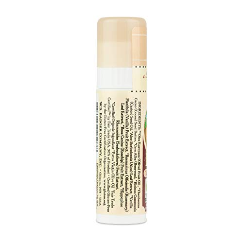 Badger - Cocoa Butter Lip Balm, Creamy Cocoa, Certified Organic Lip Balm, Fair Trade, Natural Lip Balm, Lip Butter, Lip Balm Cocoa Butter, Cocoa Care Lip Balm, 0.25 Oz #TOP2