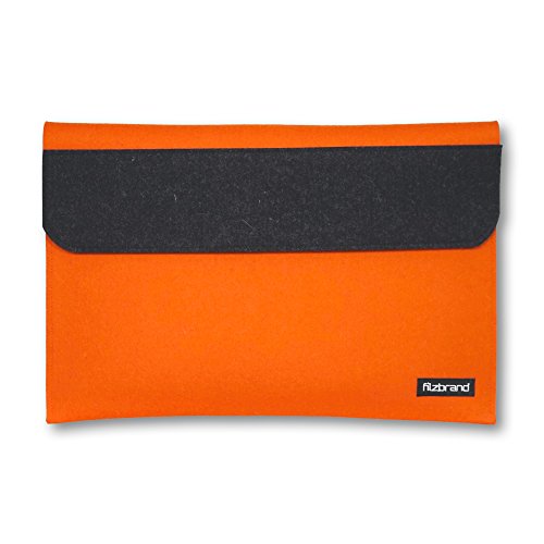 Housse pour MacBook et documents en feutre sacoche ordinateur portable bicolore 15 pouces