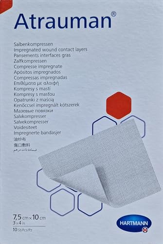 ATRAUMAN 7,5 x 10 cm stérile lot de 10 compresses
