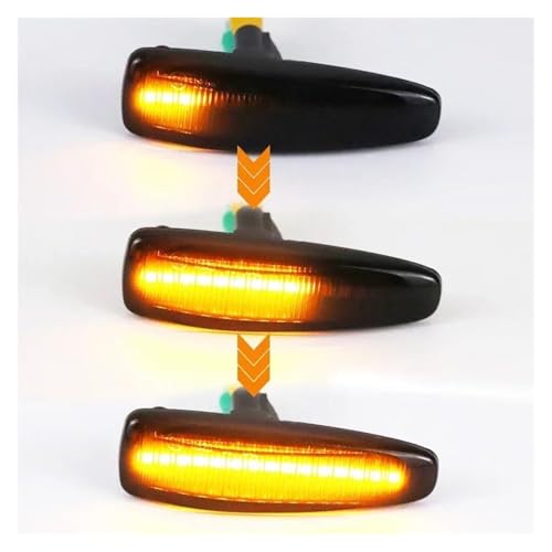 Intermitente lateral bmw luz LED intermitente dinámica para Mitsubishi Lancer Evolution X 4