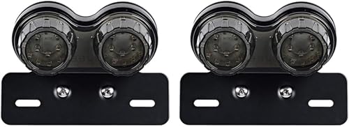 Luz trasera de moto ahumada para Yamaha MT 03 y MT 07 que evita alcances traseros