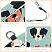 CHENZZZZ Dog Heads (3) Pet Shoulder Carrying Bag, Canvas Shoulder Bag Dog Carrier, Portable Cat Small Tote Chest Bag