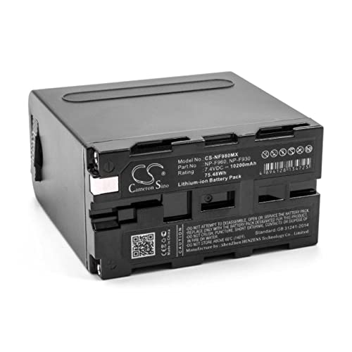 Caméscope Sony CCD-SC5/E panne de batterie résolue avec vhbw 10200mAh USB
