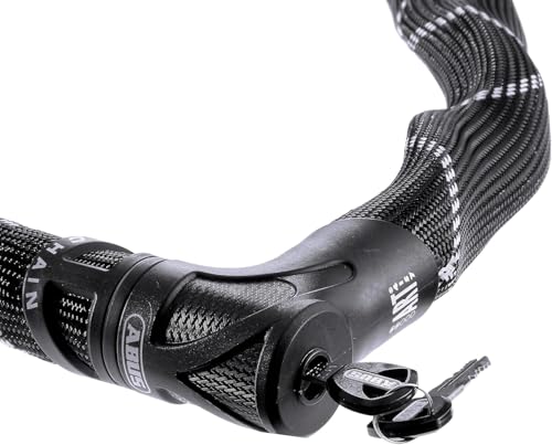 ABUS Kettenschloss Iven Chain 8210 – Fahrradschloss aus gehärtetem Stahl – mit Kunstfaserummantelung – ABUS-Sicherheitslevel 10 – Bild 3