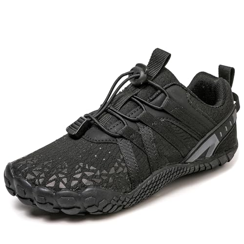 Boys Girls Barefoot Shoes Kids Toddler Wide Toe Box Minimalist Zero Drop Water Shoes Footwear Athletic Sneakers for Wrestling Hiking Camping Skateboard Climbing Running Training Sport Light Breathable