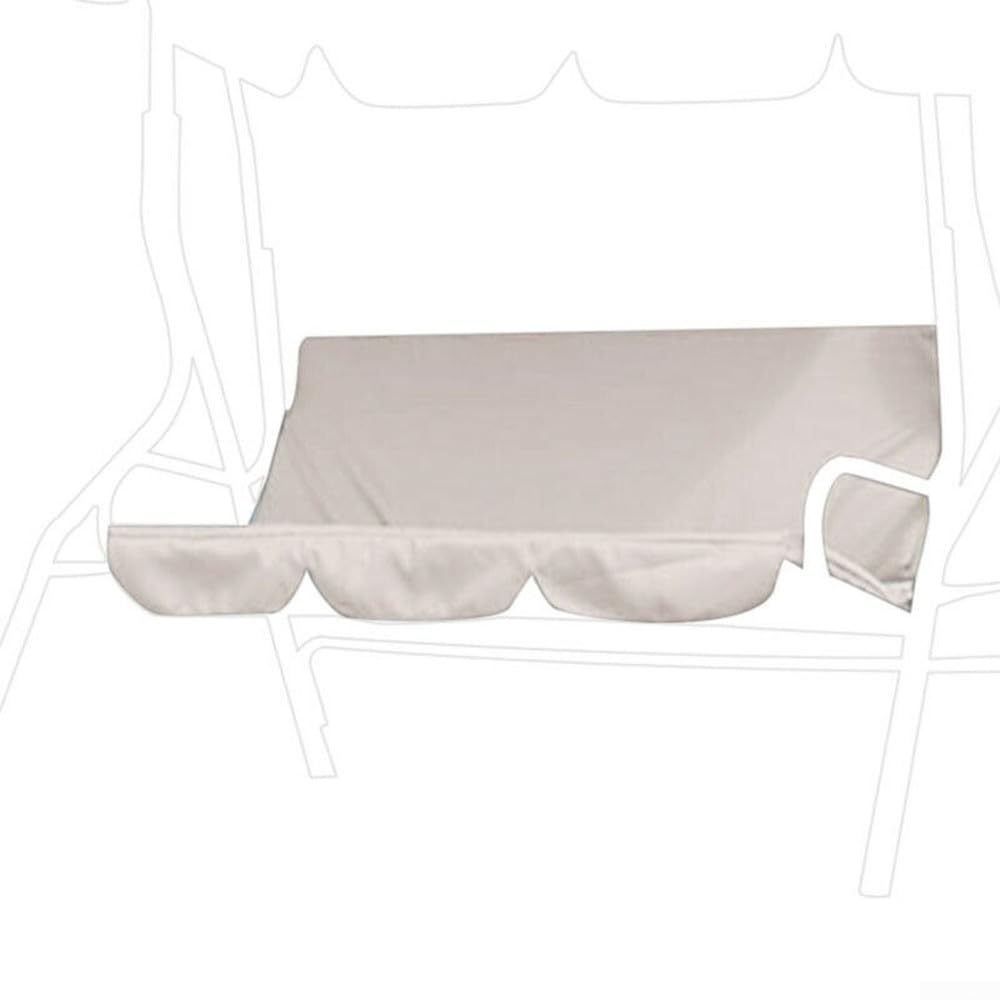 ZYWUOY Coussin de rechange imperméable pour balancelle de jardin 2 et 3 places - 150 cm - Vert foncé, UUU282036@#2296@#7589630