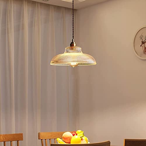 Petite Suspension E27 Plafonnier Verre Rustique Simplicité - 7