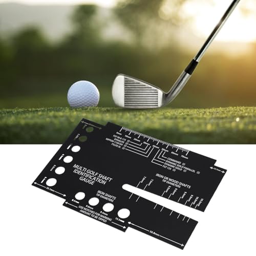Regla de golf XUMIUZIY con punta de aluminio resistente para medir diámetros interiores 4