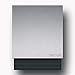 Produktbild Briefkasten Edelstahl B1 Light Steel, moderner Premium Design Wandbriefkasten mit Zeitungsfach inkl. Namensbeschriftung