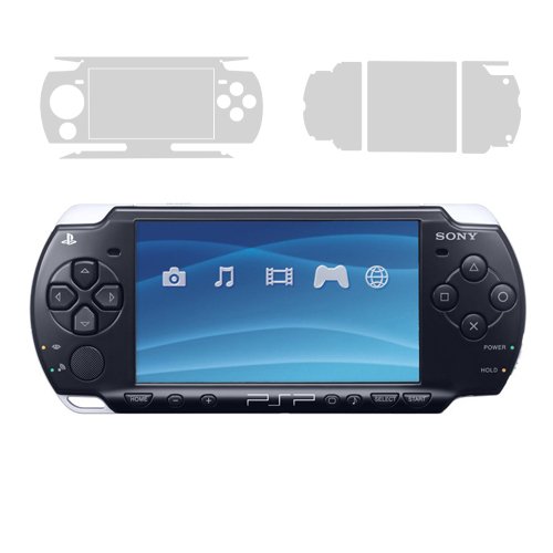 Skinomi Full Body Skin Protector for Sony PSP 2000 Slim (Screen Protector + Back Cover) TechSkin Full Coverage Clear HD Film