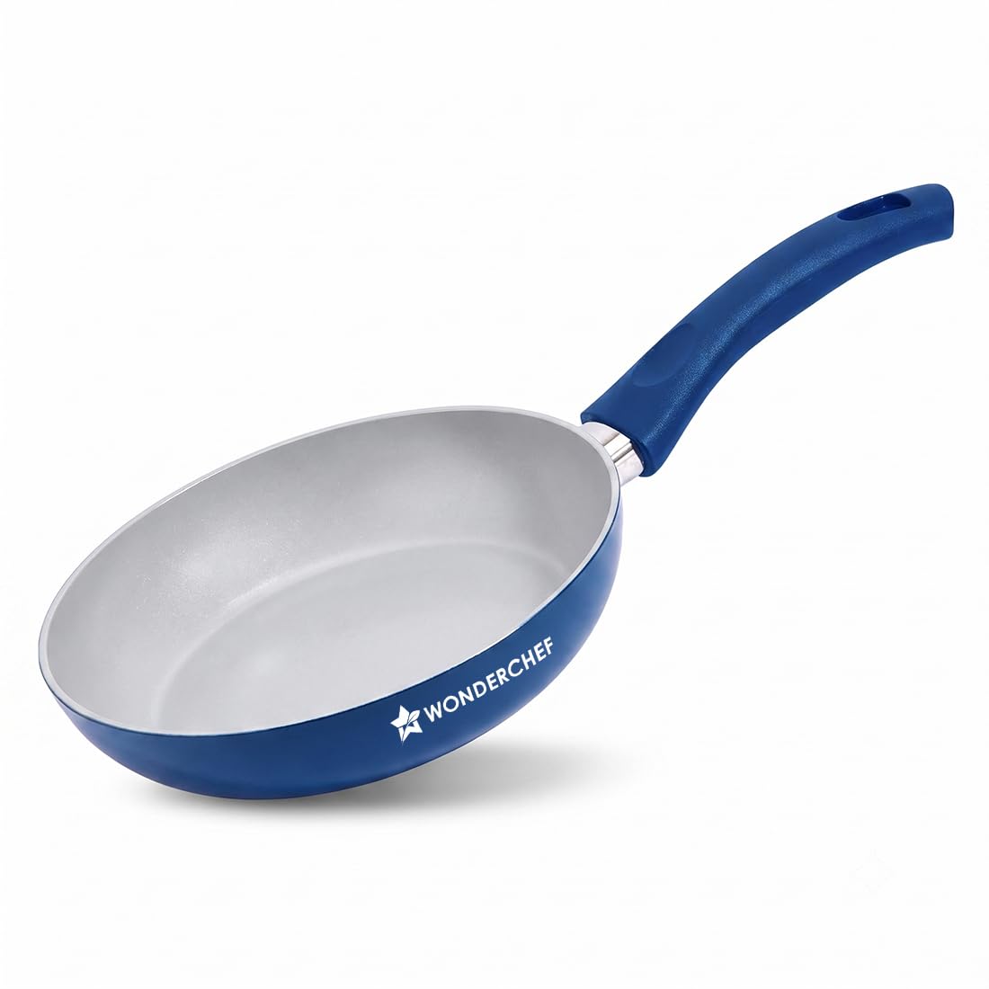 Wonderchef Natura Ceramic Fry Pan for Cooking, 20cm, 1.2L, Non-Toxic Chemical-Free Coating, PFOA/PFAS-Free, for Kitchen, Scratch-Resistant, Gas & Induction Compatible, 2-Yr Warranty, Teal Blue-image-30