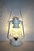 Produktbild LED Sturmlaterne weiß mit Dimmer, Campingleuchte 35cm hoch