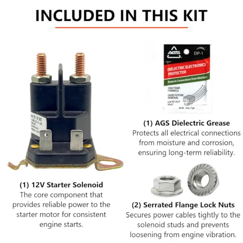 Craftsman Poulan Husqvarna Starter Solenoid - Kit Contents