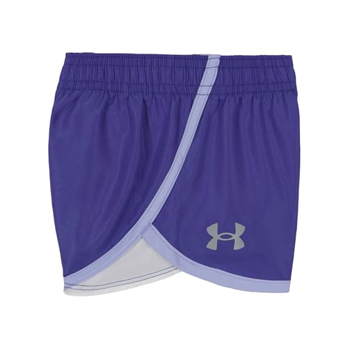 Image of Under Armour Girl's 2-piece Short Sleeve Tee and Shorts Set, Lightweight and Comfortable