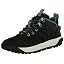 Black Nubuck With White