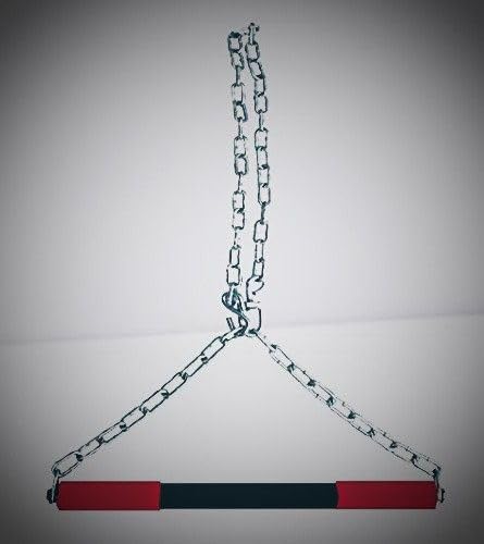 Dinetic Steel Height Increase Pull Up Bar for Chin Ups Hanging Rod with Chain (Home/Gym) Chin-up Bar (Multicolor)-image-36