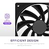 F120Q - 120mm Quiet Airflow Fans - Single - Black