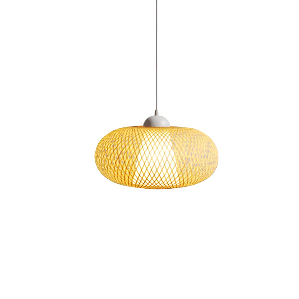 Luminaires suspendus en bambou lustre naturel fait main pour îlot cuisine