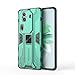 Pzwoxukhov Compatible with Oppo Reno 11 Pro 5G Case Cover,Compatible with Oppo Reno 11 Pro 5G Protective Phone Cover with Kickstand,Magnetic Attraction Function Case Green
