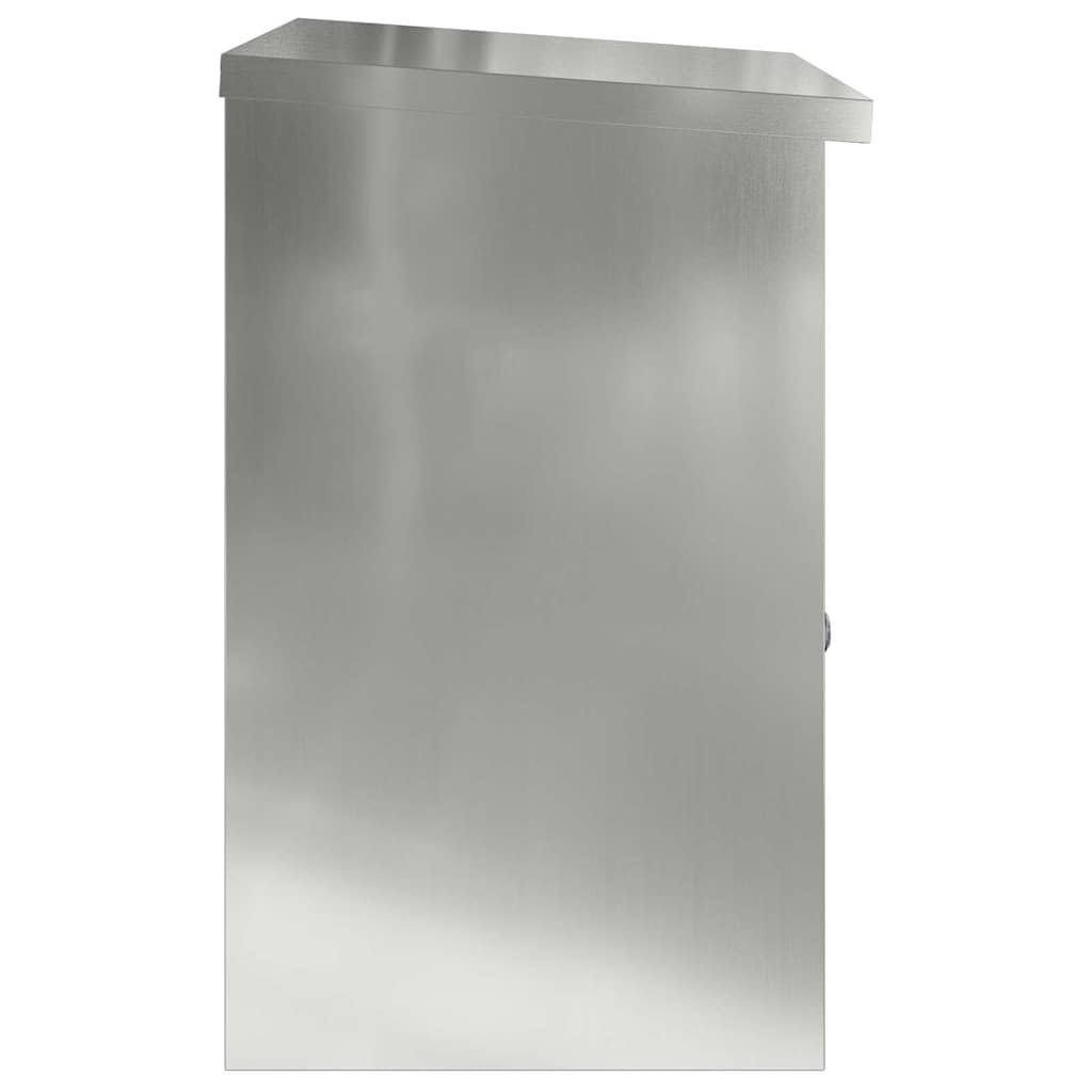 vidaXL Caja de Entrega de Paquetes Negro 44 x 35 x 59 cm, Buzón de Jardín y Terraza, Diseño Moderno, Materiales Resistente, Solución para Paquetes Seguros