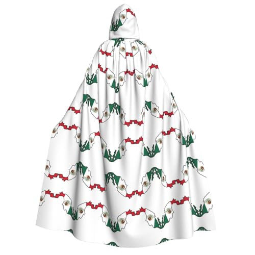 Cape Mexique costume carnaval adulte, déguisement sorcière corbeau et cosplay
