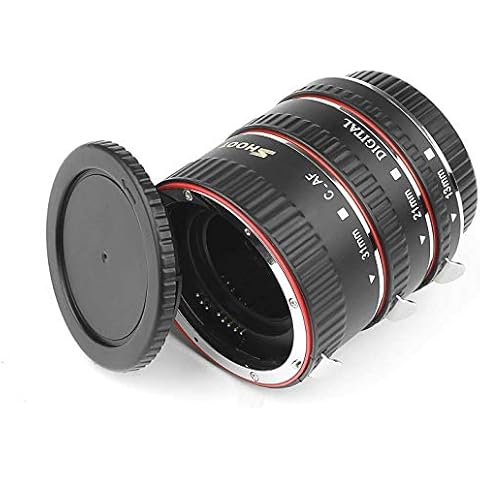Yangers Macro Extension Tube Set Autofocus Ring Close up Lens for Canon EOS EF DSLR Cameras 1100D 700D 650D 600D 550D 500D 450D 400D 350D 300D 100D 70D Cover