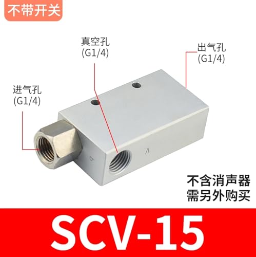 Contrôle de pression négative stable avec le générateur de vide SCV15 sans switch - 3