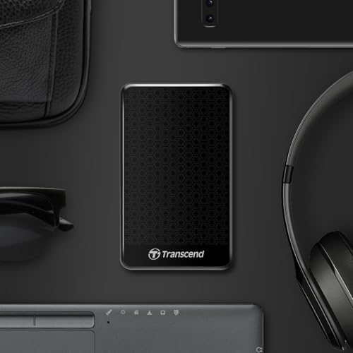 Image of Transcend 2TB 2.5 inch STOREJET 25A3 USB 3.0 Hard Drive (TS2TSJ25A3K)