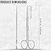 Dressing Scissor Stealth Surgical Medical Scissors for nurses Rescue Tuff Cut Scissor First Aid Trimming Cutting Dressing Scissors Sharp Blunt 14.5 cm (Pointed)