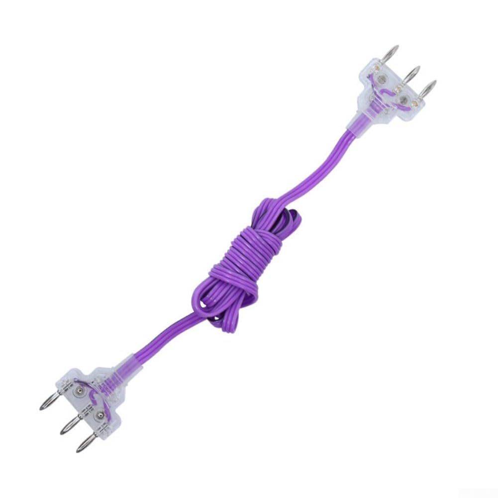 Cordon de corps pour clôture Epee, gaine en PVC, câble conducteur flexible de 1,8 m avec noyau en cuivre conçu pour une transmission stable du signal (bleu)