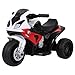 Price comparison product image HOMCOM Compatible for Kids 3 Wheel Electric Motorbike Ride on Motorcycle w/ Headlights Music Battery Powered Play Bike 6V Red BMW S1000RR