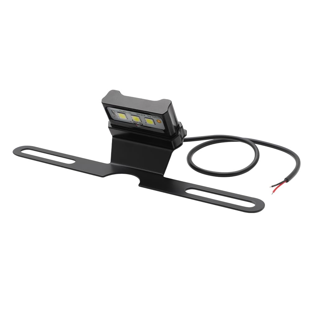 Faro Posteriore Moto LED Con Supporto luce targa moto Compatibile con cruiser ATV e scooter