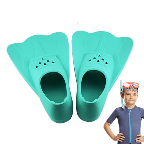 Aletas de natación para - Aletas de deportes acuáticos de 13,78 pulgadas, estructura de confort de hoja suave, equipo de natación de entrenamiento con diseño de aumento