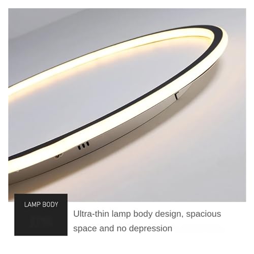 Plafond LED minimaliste chambre salon éclairage télécommande dimmable