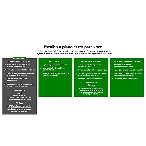 Microsoft Xbox Live Gold - 3 Meses - Cartão Físico
