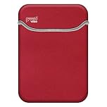 VIBE 10 Tablet Neoprene Case Sleeve, Compatible for 2019 iPad Air Retina, iPad Pro, Surface Go, Samsung Galaxy Tab S3 S4 Lenovo Ideapad D330, Galaxy Book, ThinkPad Flex 11 Red