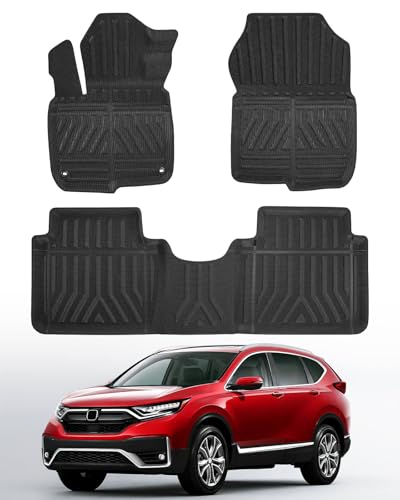 CARdant Floor Mats for Honda CRV: 2017-2022 All Weather XPE Tech Car...