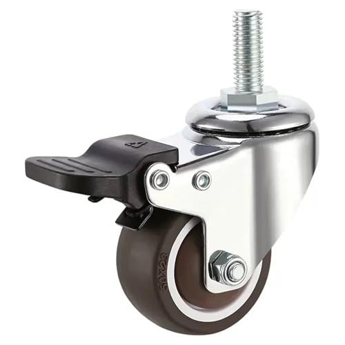 Roues de chaise de bureau pivotantes vis pour fauteuil de jeu