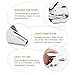 Book Embosser Embosser Stamp Library Stamp Hand-Held Embossing Stamps Embossers Stamps Your Own Text or Logo Design for Books Business Cards (Color:Silver)