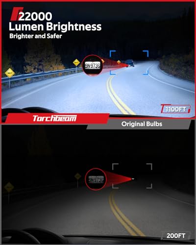 Image of Torchbeam D2S D2R HID Bulbs, 8000K Ice Blue 45W Xenon Bulbs, 22000LM 85122 66240 66040 66240CBI Bulbs for HID Assembly Bulb, Pack of 2