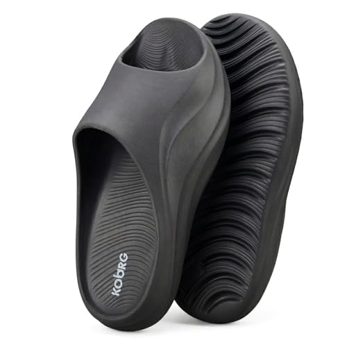 Image of KOBURG Milan Slides for Men| Stylish Trending | Comfortable | Super soft | Lightweight | EVA Sole | Casual Slider | Slippers | Flip Flops for Men KF-484