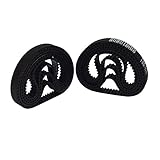 BEMONOC 2GT Timing Belt 6mm Width 132mm Length 66 Teeth for 3D Printer Parts Pack of 10pcs