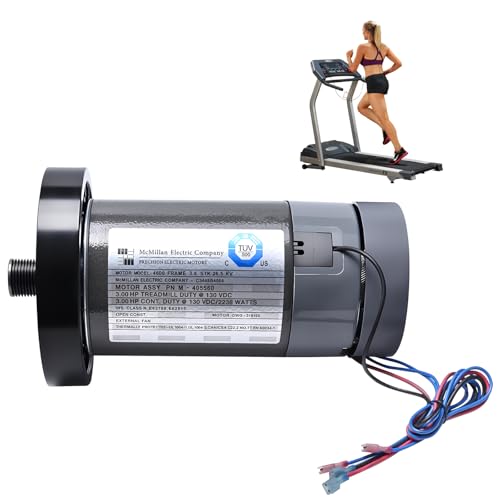 Treadmill Motor with Flywheel, M-405560 130V 3.0HP DC 2238W, Treadmill DC Drive Motor Replacement forNordicTrack C 990/C 900 I forProForm Performance 800I/THINELINE PRODESK/Power 795