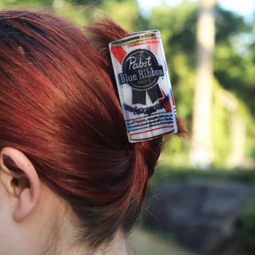 Personalized Liquor Bottle Shape Hair Jaw Clips, Acetate Hair Barrettes Accessories