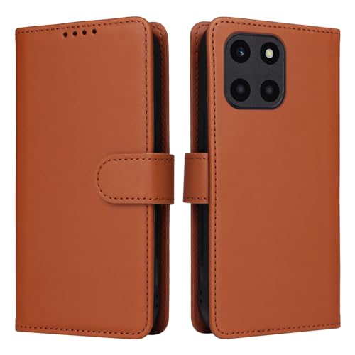 Étui Huawei Honor X6A en cuir PU premium avec fermeture magnétique chic
