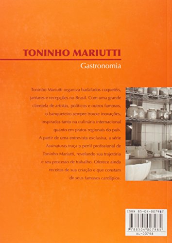 Toninho Mariuti - Gastronomia