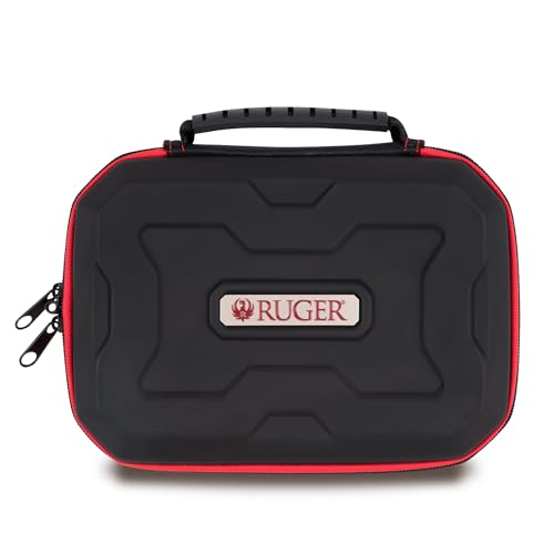 Allen Company Ruger Phoenix Lockable Hardshell Handgun Case, Fits 9” Pistols, Black